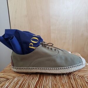 Ralph Lauren Jute Canvas Shoes Size 9 NEW!